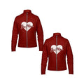 Couples Be Mine Valentine Red Leather Jacket