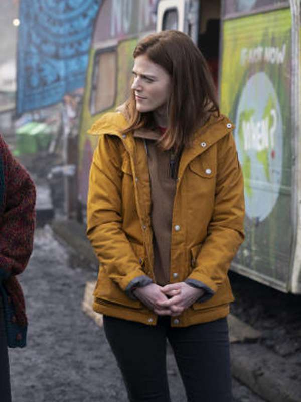 Kirsten Longacre Vigil Yellow Hooded Jacket