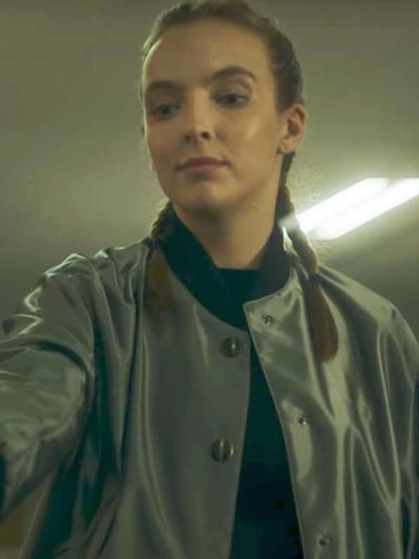 Jodie Comer Killing Eve Satin Jacket