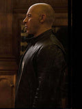 Vin Diesel F9 2021 Black Leather Jacket
