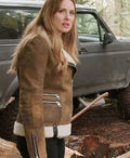 Virgin River Alexandra Breckenridge Leather Jacket
