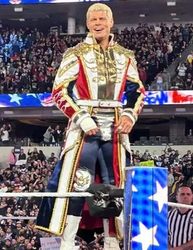 Buy Cody Rhodes White Military Coat