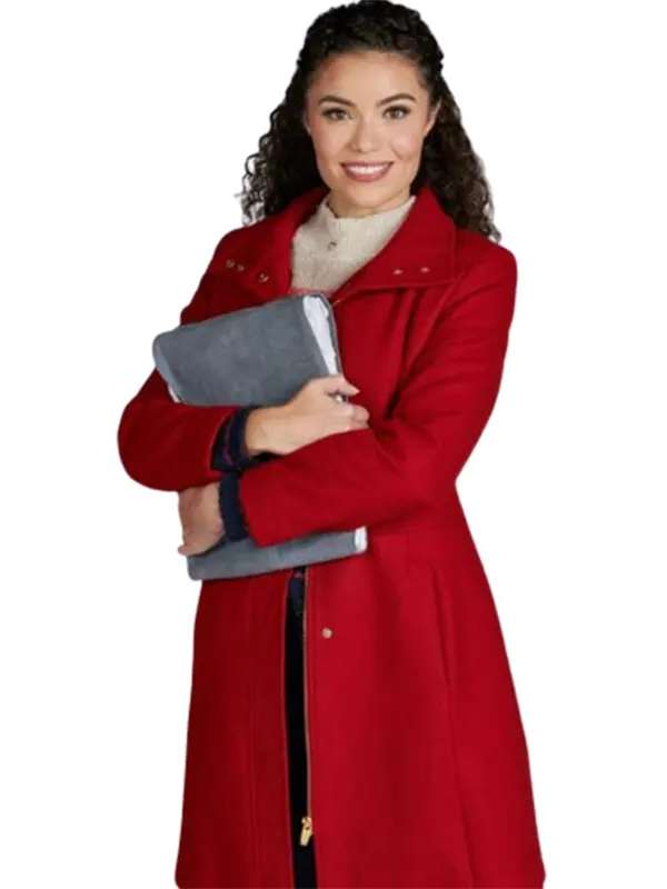 Kathryn Davis Welcome to Valentine 2023 Red Coat