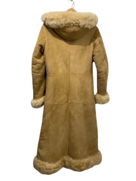 Vintage 70s Penny Lane Shearling Leather Coat