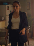 Valeria Estrada Who Is Erin Carter Black Blazer