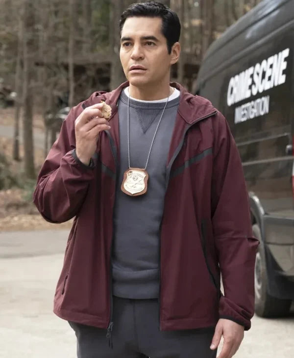 Will Trent Ramón Rodríguez Maroon Jacket