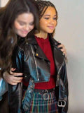 Billie Wizards Beyond Waverly Place Black Leather Jacket
