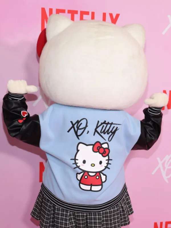 XO Kitty Series Varsity Leather Jacket