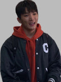 Dae XO Kitty Black Varsity Jacket