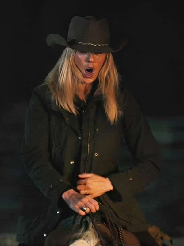 Buy Kelly Reilly Yellowstone S5 Black Jacket