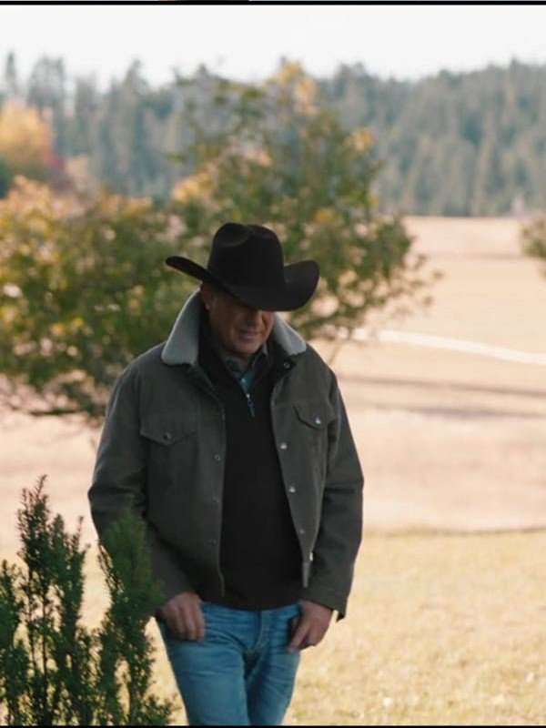 Yellowstone John Dutton Brown Corduroy Jacket