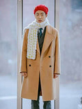 Yoo Su-bin Crash Landing on You Brown Trench Coat