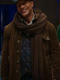 Dwayne Johnson Young Rock S01 Brown Jacket