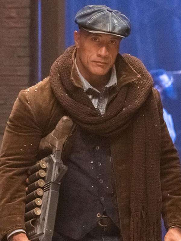 Dwayne Johnson Young Rock S01 Brown Jacket