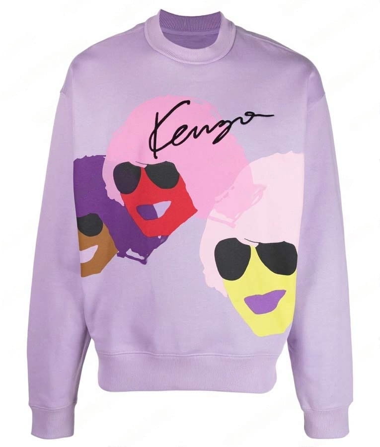 Grown-ish S05 Ceyair J Wright Purple Sweatshirt