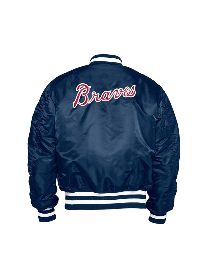 Atlanta Braves X Alpha X New Era MA-1 Bomber Jacket