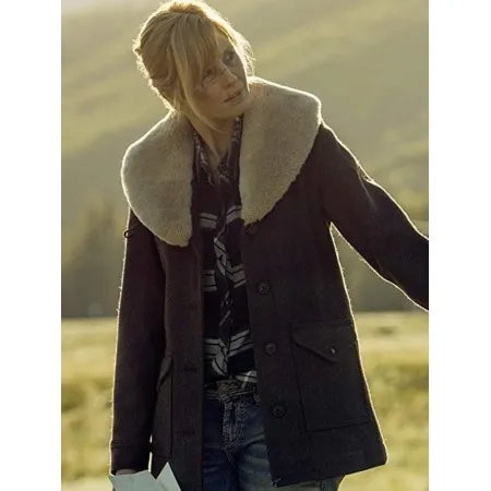 Yellowstone Beth Dutton Fur Coat