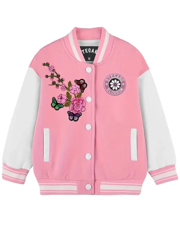 Camille Blossom Stegaro Varsity Jacket