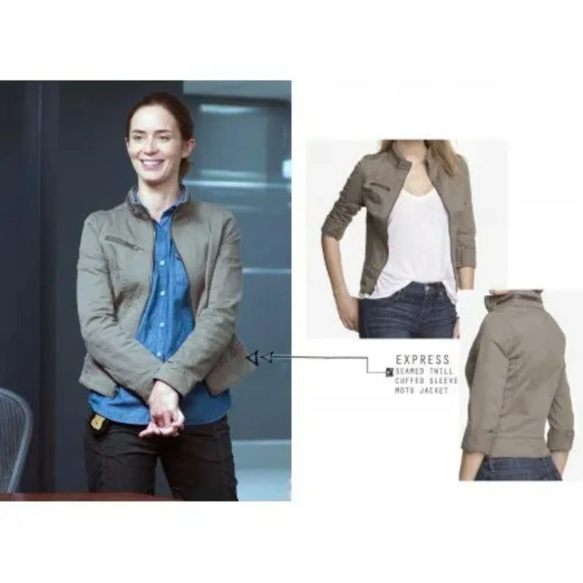 Emily Blunt Sicario Movie Jacket