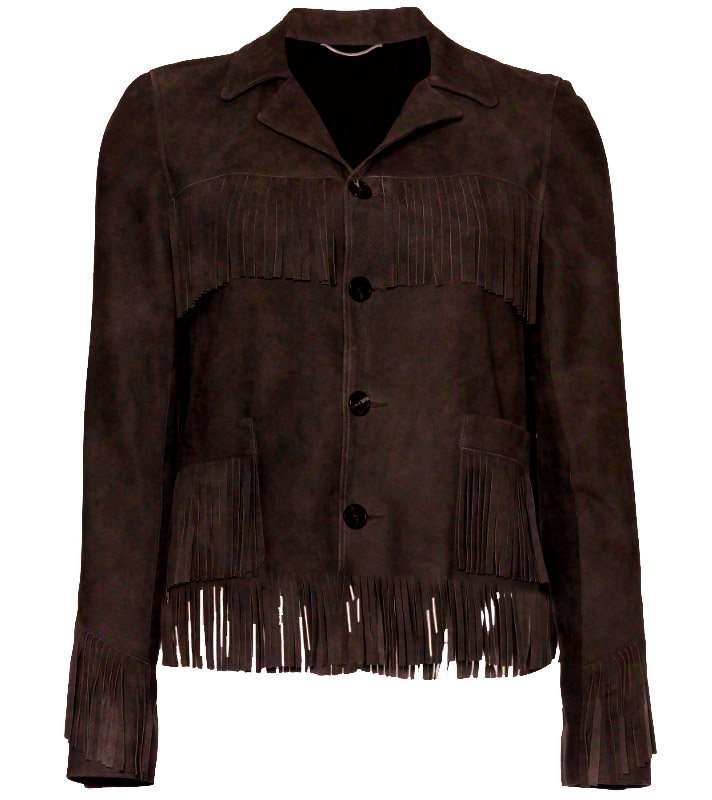 Kate Moss Fringe Suede Jacket