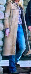 Yellowstone Beth Dutton Leather Coat
