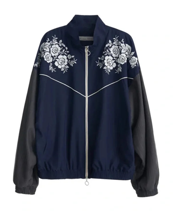 Kim Tae-Hwan Singles Inferno Floral Embroidered Jacket