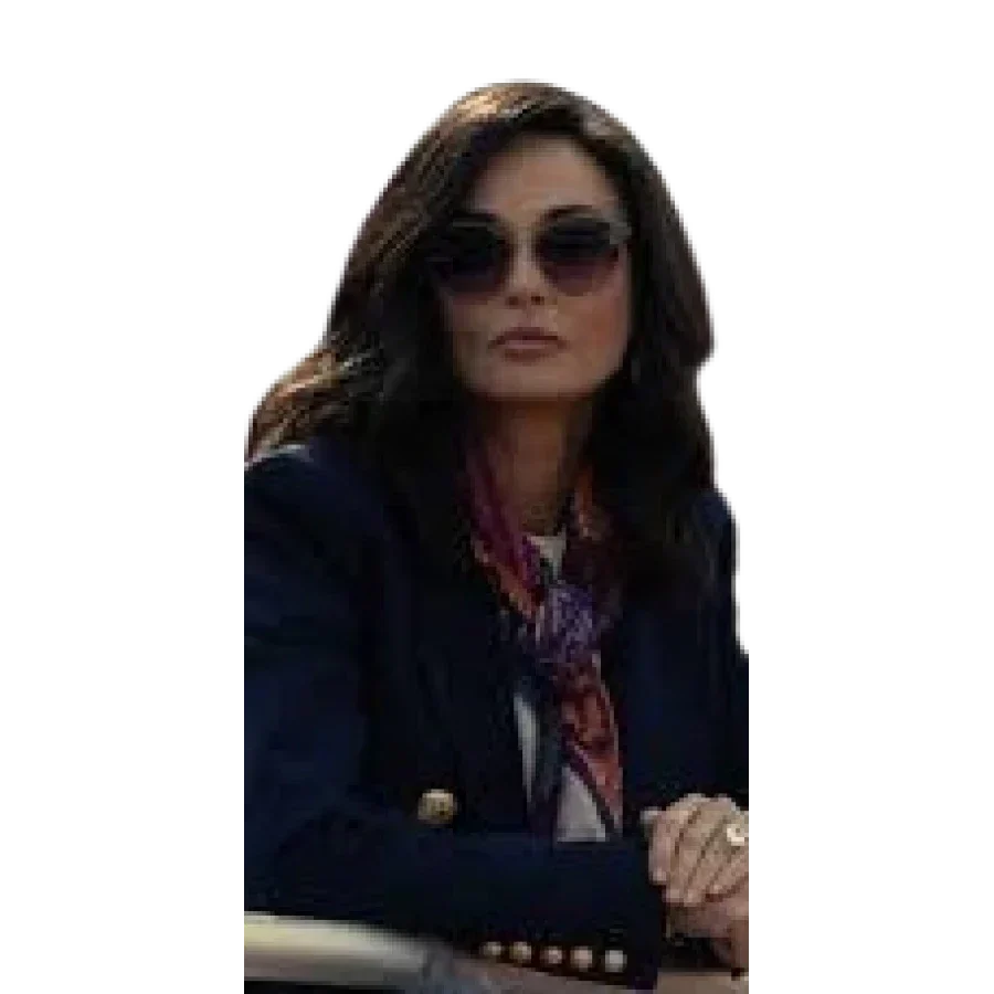 Landman Demi Moore Blue Blazer