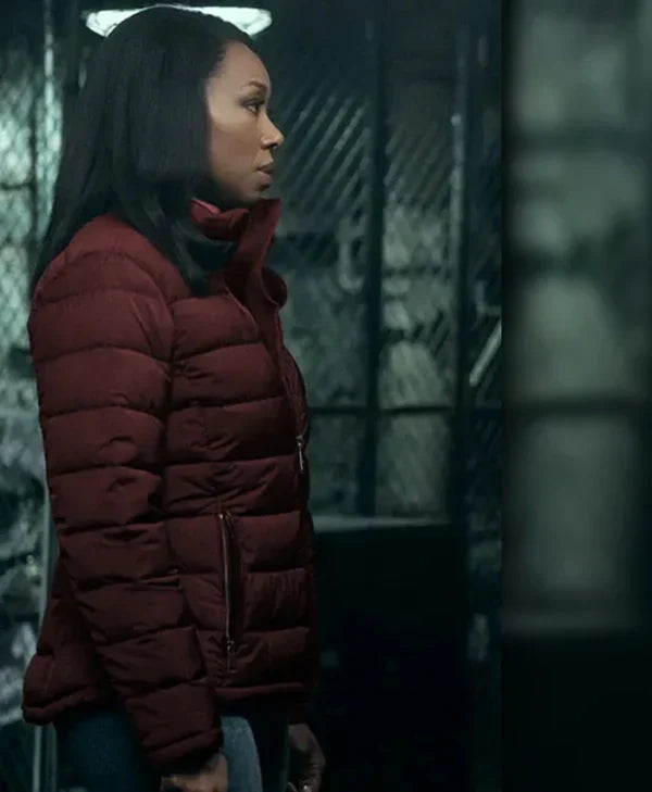 The Night Agent S02 Amanda Warren Puffer Jacket