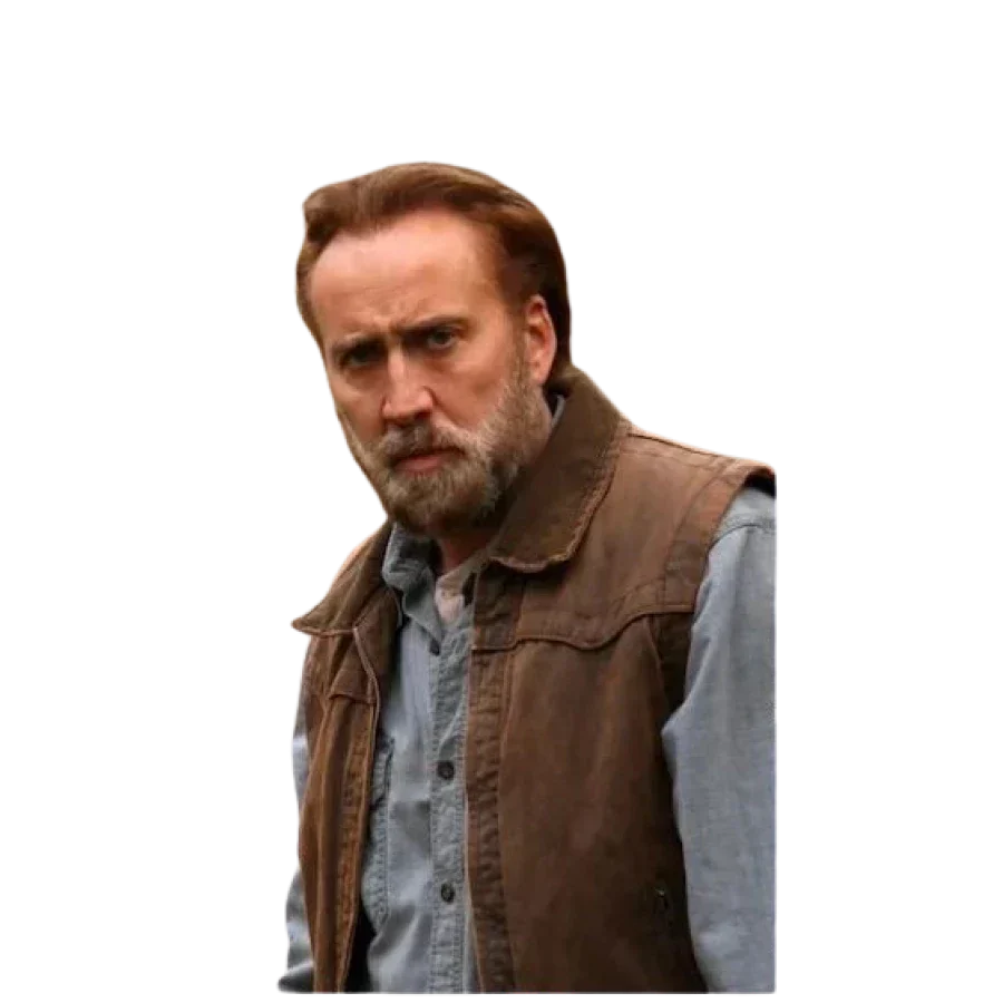 Nicolas Cage Longlegs Movie Jacket