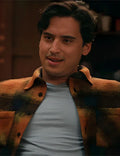 The Sex Lives of College Girls S03 Michael Hsu Rosen Plaid Coat