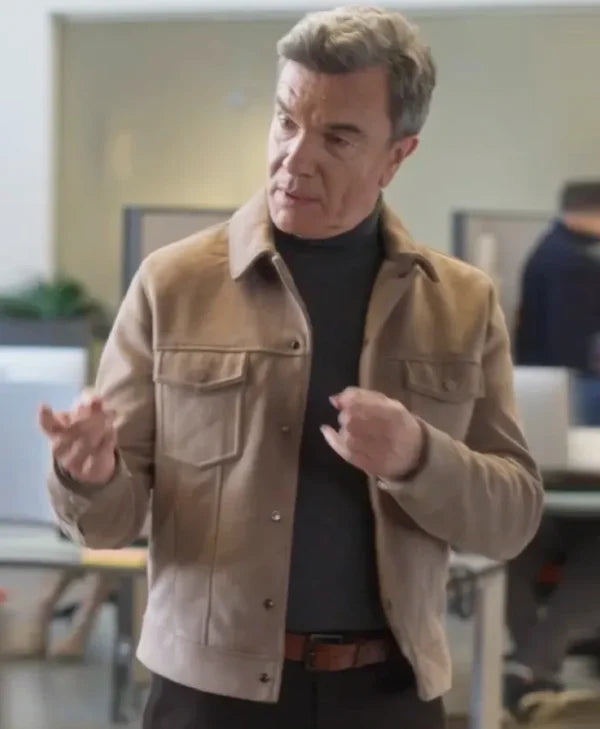 Return to Office Christopher Shyer Brown Jacket