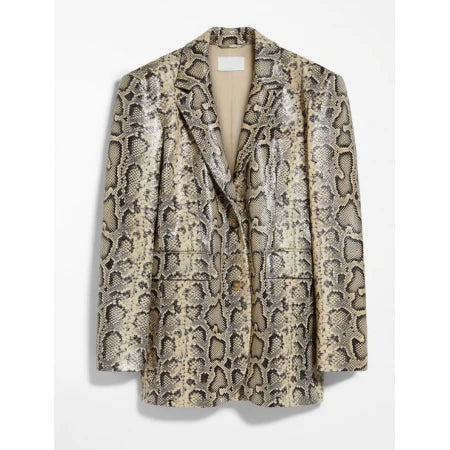 Rene Medusa Deluxe 2023 Snake Print Blazer