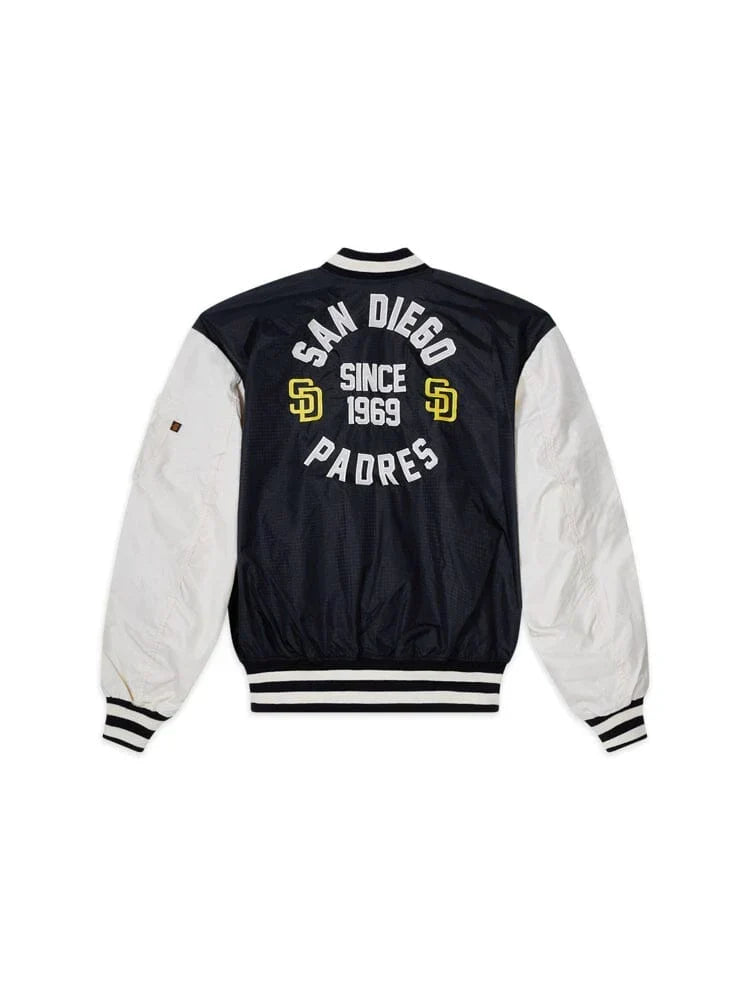 San Diego Padres X Alpha X New Era L-2B Bomber Jacket