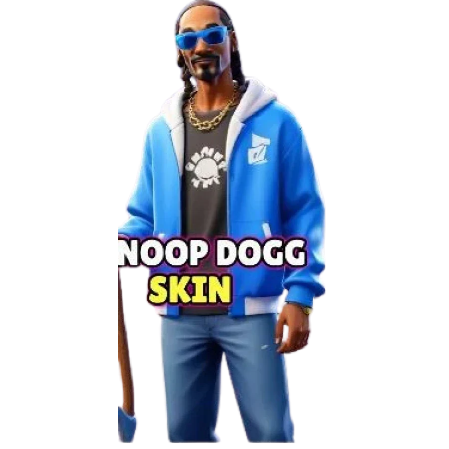 Snoop Dogg Fortnite Skin Sky Blue Jacket