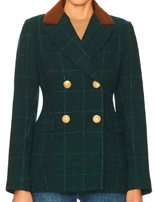 Erika Christensen Will Trent Checkered Blazer