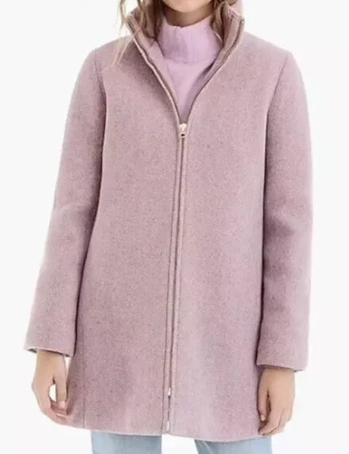 Willow Tait General Hospital Purple Wool Coat